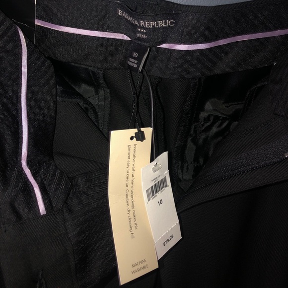 NWT Banana republic black pants - Picture 5 of 6
